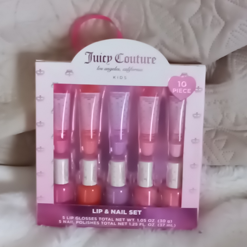 Juicy Couture Pink and Purple Lip & Nail Collection